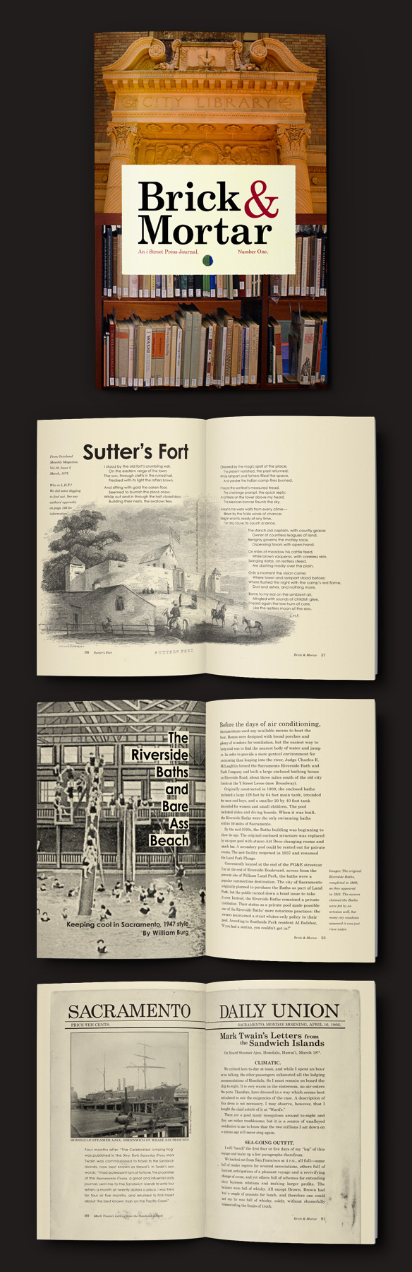 Brick and Mortar; Charter magazine issue for the Sacramento Public Library